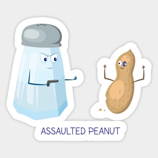 Assaulted Peanut Sticker